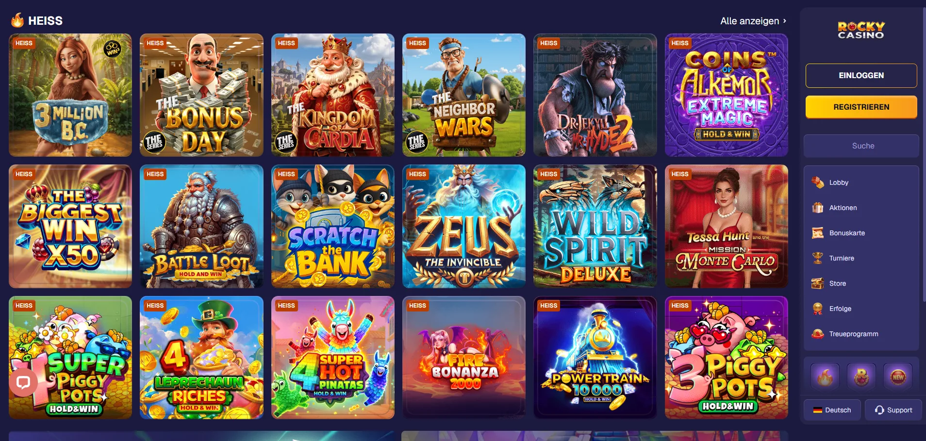 Rocky Casino Bonus